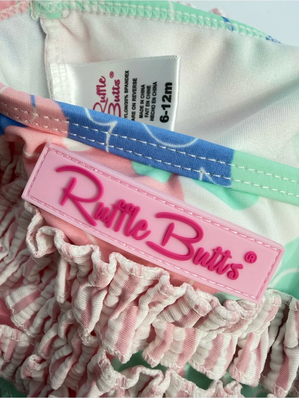 Ruffle Butts 2 piece Swimsuit -‎ 6/12 months girls